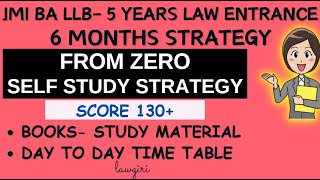 JMI BA LLB Entrance Exam 2025 Preparation Strategy from Zero Syllabus Jamia Law Important Topics [upl. by Notlim285]