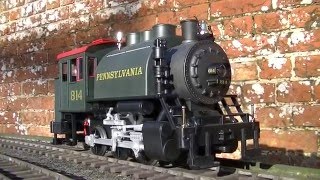 Video 52 G Scale Piko Pennsylvania 060 tank RC and sound [upl. by Abbotsen]