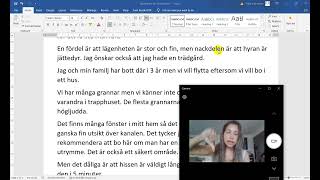 Sfi berätta om din bostad för kurs C och D [upl. by Elawalo359]