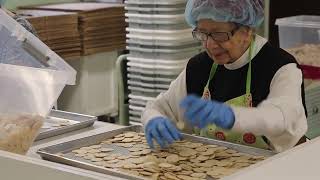 Trappistine Cistercian Nuns OCSO 8648 Sonoita AZ Santa Rita Abbey Making altar bread [upl. by Anairuy]