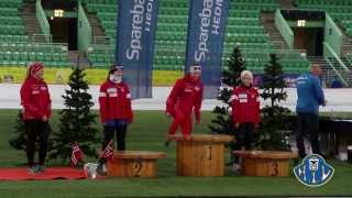 Landsmesterskap på Skøyter Junior i Vikingskipet 2013 [upl. by Kubis]