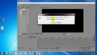 How to open FLV files in Vegas Pro 1 click [upl. by Darcey542]