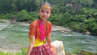 ghintang ghintang madal bajda cover dance easy dance step sikhabhujel77 memories [upl. by Annasor272]