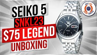 quotThe 75 Watch That Looks Like A Million Bucksquot Seiko SNKL23 Unboxing [upl. by Ira28]