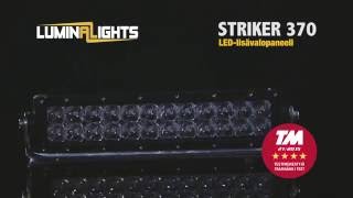 Testimenestyjä lisävalo LuminaLights Striker 370 LED [upl. by Hgielrak]