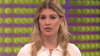 Eugenie Bouchard makes Taylor Swift blunder live on air during Queens Club analysis [upl. by Hardi]