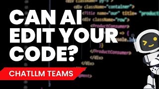 Can AI Really Edit Your Code Exploring ChatLLM Teams Powerful AI Editor [upl. by Assilim]