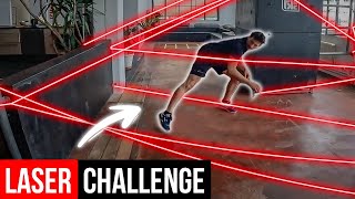 Parkour Laser Challenge aka Laser Dance Oceans Twelve [upl. by Ahsial]