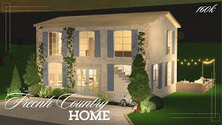 ₊˚ੈ♡⸝⸝ french country home pt 1 exterior  first floor  160k  bloxburg [upl. by Dalis]