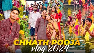 Chhath Pooja In Bihar  महापर्व छठ  2024  Bihari Ladka [upl. by Airda171]