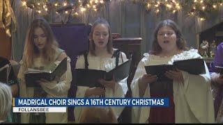 Brooke High Madrigal Choir sings Christmas music of ages past [upl. by Assil]