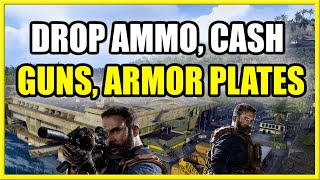 How to DROP Ammo Cash amp Guns in COD Warzone for TEAM Fast Method [upl. by Richards]