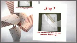 How to do Rectangular Napkin Folding [upl. by Beltran853]