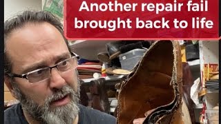 Another Shoe Repair Fail brought back to Life [upl. by Dilly546]