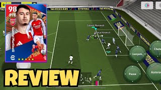 TESTANDO GABRIEL MARTINELLI NA RANKEADA NO EFOOTBALL 25 MOBILE  GAMEPLAY [upl. by Onej]