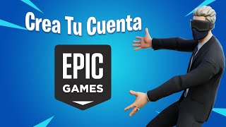 Como crear una cuenta de Fortnite  Tutorial  Iniciar Sesión Fortnite  Vincular Cuenta Epic [upl. by Llenal]