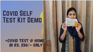 How to use Covid self test kit at home Covid self test demo  Covid 19 nasal test kit demo [upl. by Anerres822]