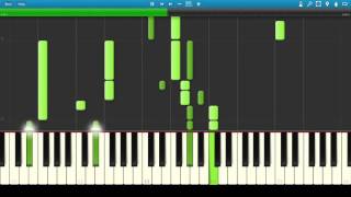 Wisp X  Somewhere Id Rather Be Piano Version Synthesia Tutorial [upl. by Emelita]