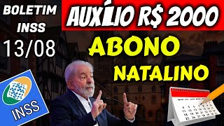 ✔️ PREPARESE ABONO NATALINO APOSENTADOS INSS  COMUNICADO URGENTE  AUXÍLIO R 2000 [upl. by Kubis868]