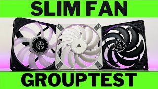 BEST SLIM 120MM FAN Grouptest 2023 for MiniITX builds [upl. by Asikal]