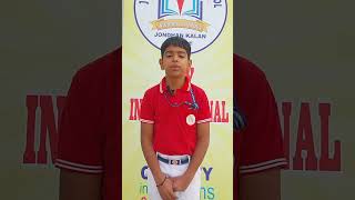 Dhruv student of grade 4th sun village Naultha JAY INTERNATIONAL SCHOOL [upl. by Wsan]