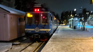 Resa med linje 29 från Näsby Allé till Djursholms Ösby stockholm roslagsbanan metro beautiful [upl. by Esirehs]