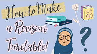 How to Make a Revision Timetable for GCSE  iGCSE Exams  Spaced Repetition  Other Tips 📖 [upl. by Gehlbach618]