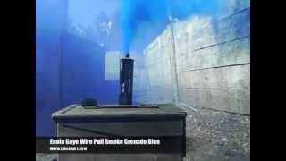 Enola Gaye WirePull Smoke Grenade Blue by Rocketca Toronto Canada [upl. by Sommer]