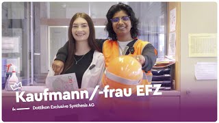 Kaufmannfrau EFZ bei der Dottikon Exclusive Synthesis AG  Lehrstellenvideo  Yousty [upl. by Seugirdor]