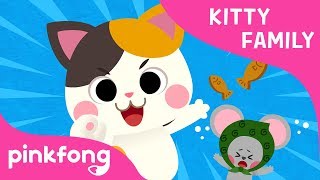 Kitty Family  Animal Song  Meow Meow Meow  Pinkfong Songs for Children [upl. by Ettennaj]