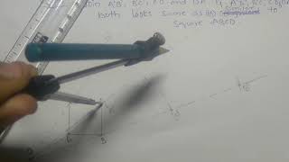 Construct a Dilation with scale factor 3 stepbyste procedureCLASS 8Exploring Geometrical Figures [upl. by Icrad]