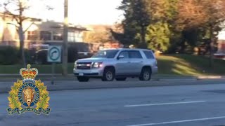 Unmarked RCMP Chevy Tahoe Responding [upl. by Sama923]