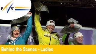 Lara Gut wins Soelden Giant Slalom  Behind the Scenes Ladies  AUDI FIS Alpine Ski World Cup 2013 [upl. by Initirb]