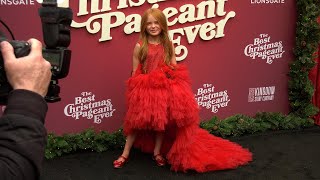 Kynlee Heiman attends quotThe Best Christmas Pageant Everquot world premiere red carpet event [upl. by Dewar]