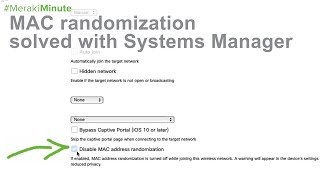 MAC randomisation solved with Systems Manager [upl. by Twedy]