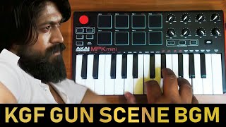 KGF GUN SCENE BGM  Cover By Raj Bharath  Yash Ravibasur [upl. by Justinn703]