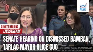 LIVE Senate Hearing on Alice Guo Sept 17 2024  Replay [upl. by Enaywd]