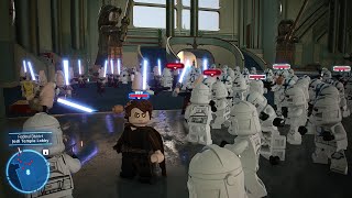 Executing Order 66 with a clone army in LEGO Star Wars Skywalker Saga [upl. by Aderb445]