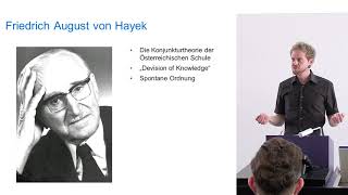 F A Hayek Konjunkturtheorie spontane Ordnungen und der Antagonismus zu Keynes 412 [upl. by Airyt907]