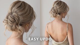 Easier Than It Looks Updo ❤️✨ Wedding Hairstyle Wedding Guest Prom [upl. by Lajib]