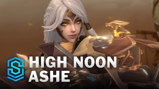 High Noon Ashe Wild Rift Skin Spotlight [upl. by Cud669]