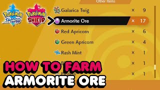 How To Farm Armorite Ore In Pokemon Sword amp Shield All Diggin Lady Locations [upl. by Eninnaej]