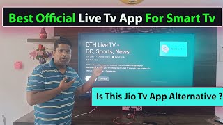 Best Official Live Tv App For Smart Tv  Is This Jio Tv App Alternative [upl. by Nort378]