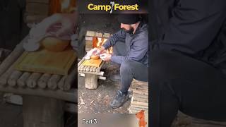 Building an dugout survival shelter in the forest Part 3 [upl. by Ydnih]