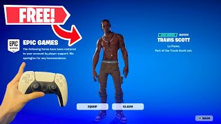 How To Get Travis Scott Skin For FREE Fortnite 2024 [upl. by Canice]