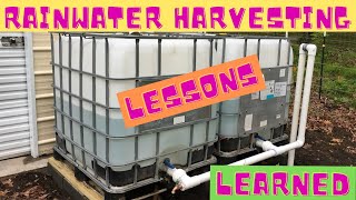 RainWater Harvesting Lessons Learned [upl. by Hewe301]