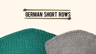 German Short Rows [upl. by Aikar]