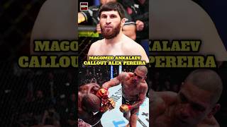 Magomed Ankalaev Callout Alex Pereira  UFC 307 Reaction [upl. by Genesa873]