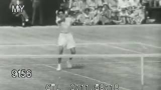 1957 Wimbledon Althea Gibson Wins [upl. by Ahsikrats]