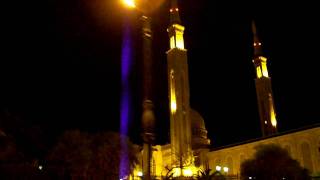 Emir Abdelkader Mosque at night  Constantine  Algeria [upl. by Selby]